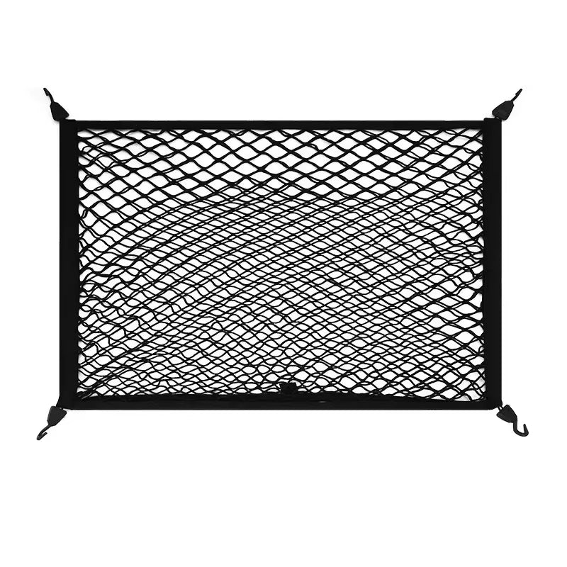 Universal Truck Bed Net Elastic Cargo Mesh Polyester Tailgate Organizer Multi Purpose Light Load Secure Transport Easy Install